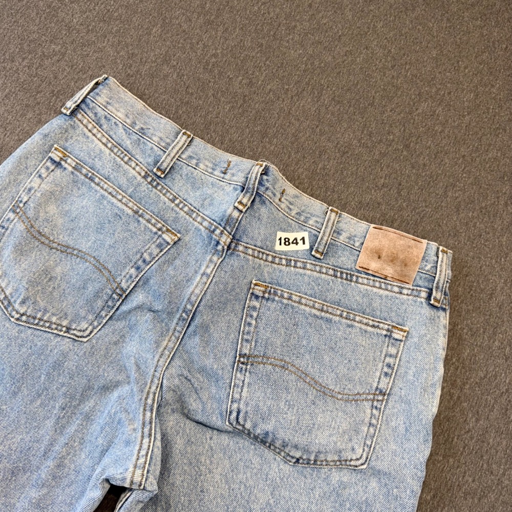 Lee Regular Fit Light Wash Straight Leg Denim Jeans Mens 36x30 2008916